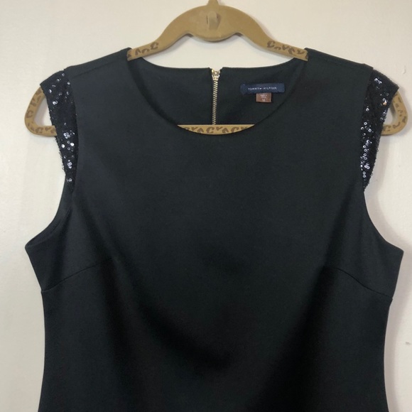 Tommy Hilfiger Black Sleeveless Dress Size 10 NWOT - Picture 4 of 8